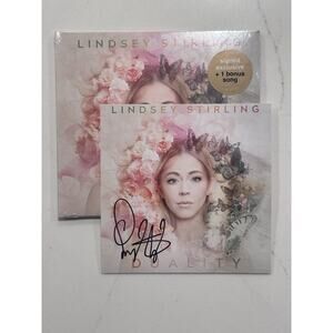 Lindsey Stirling SIGNED Duality CD AUTOGRAPHED Art Card Eye Of The Untold #1